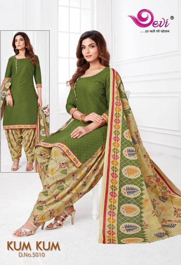 Devi Kum Kum Patiyala Vol-5 Cotton Designer Exclusive Readymade Suit